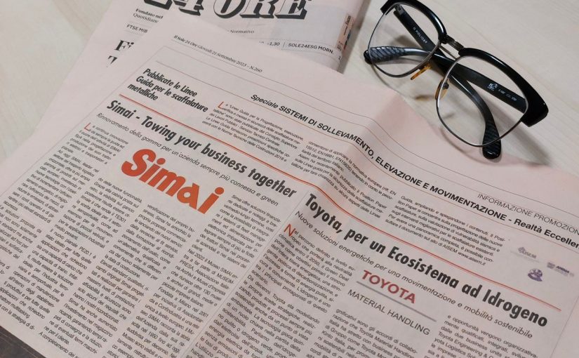 SIMAI e Toyota sul Sole24Ore